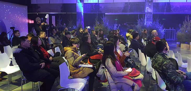 Photo des participants de la soirée Vitrine créative du Québec à Shanghai