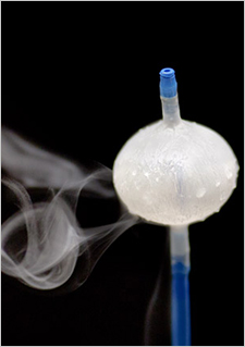Photo of a Cryoballoon manufactured by Medtronic CryoCath