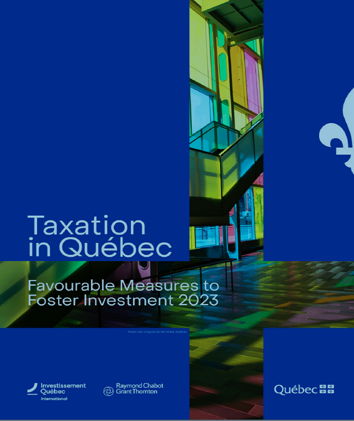 Illustration of the cover of the document Taxation in Québec 2023