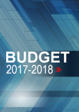 Illustration indiquant « Budget 2017-2018 »