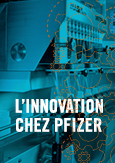 Image avec texte indiquant « L'innovation chez Pfizer »