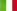 The Italian flag 