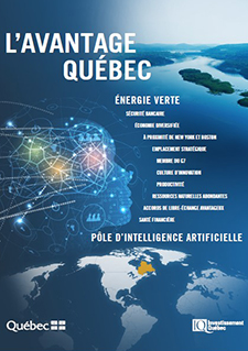 Couverture de la brochure « L'avantage Québec »