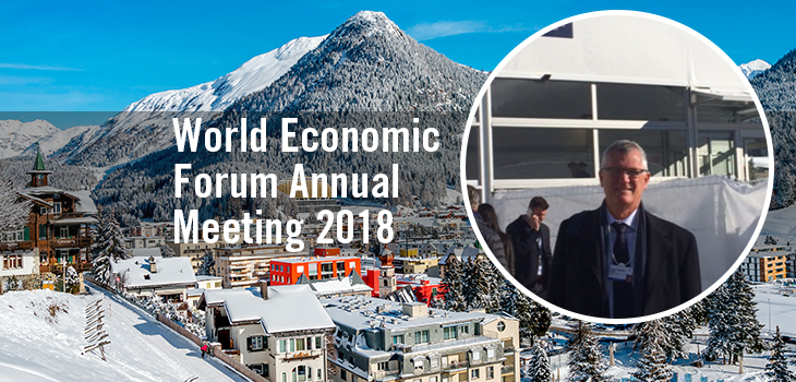 Photo de la ville de Davos avec photo de Pierre Gabriel Côté