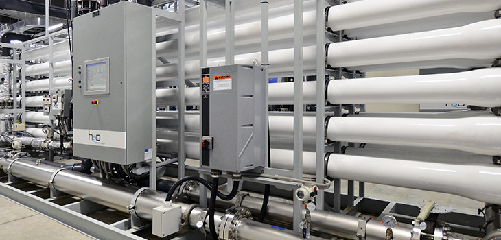 Photo of a water treatment system