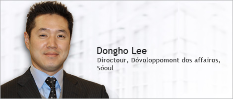 Photo de Dongho Lee, Directeur, Développement des affaires, Séoul.