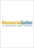 The logo of Ressources Québec, an Investissement Québec subsidiary