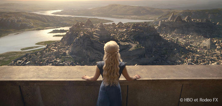 Image d'une scène de la série Game of Thrones