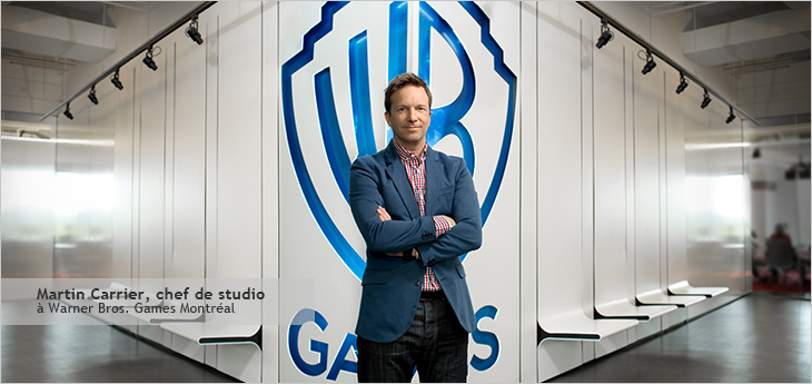 Photo de Martin Carrier, Chef de studio, Warner Bros. Games Montréal