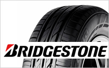 Illustration du logo Bridgestone et d'un pneu