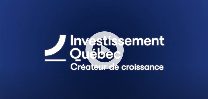 Capture d'écran de la vidéo Investissement Québec, l'incontournable créateur de croissance