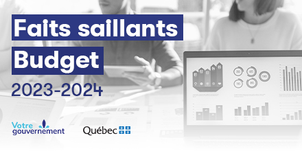 Faits saillants Budget provincial 2023-2024