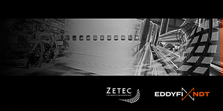 Image accompagnée des logos de Zetec et d’Eddyfi NDT
