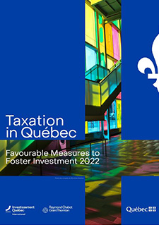 Illustration of the cover of the document Taxation in Québec 2022