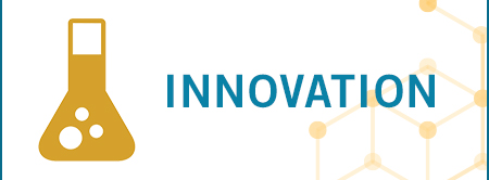 Illustration : Logo IQ et le mot Innovation