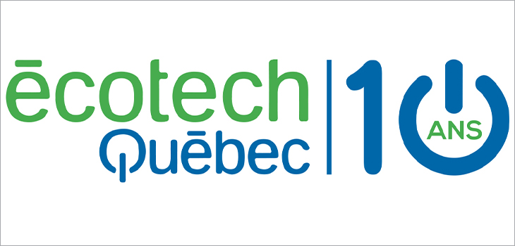 Logo d'Écotech Québec - 10 ans