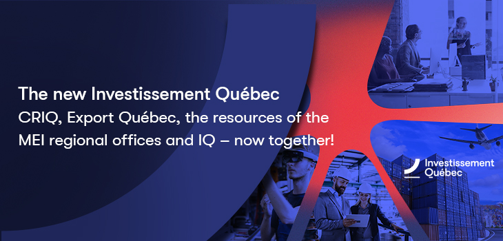 Investissement Québec's Banner