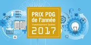 Illustration indiquant : Prix du PDG de l'année Investissement Québec 2017