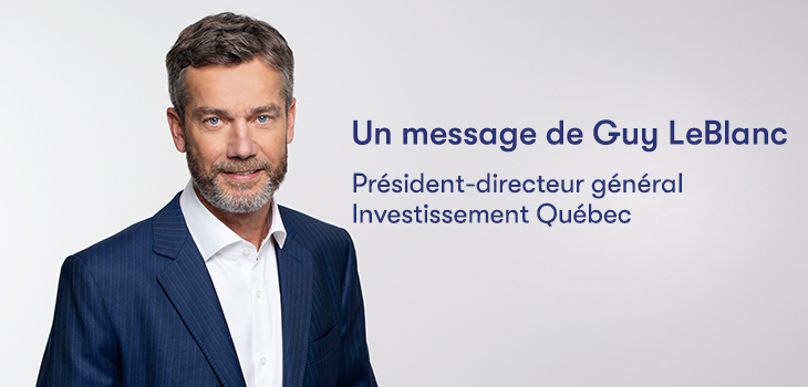 Photo de Guy LeBlanc, président-directeur général, Investissement Québec
