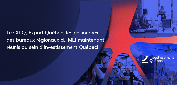 Bannière d'Investissement Québec