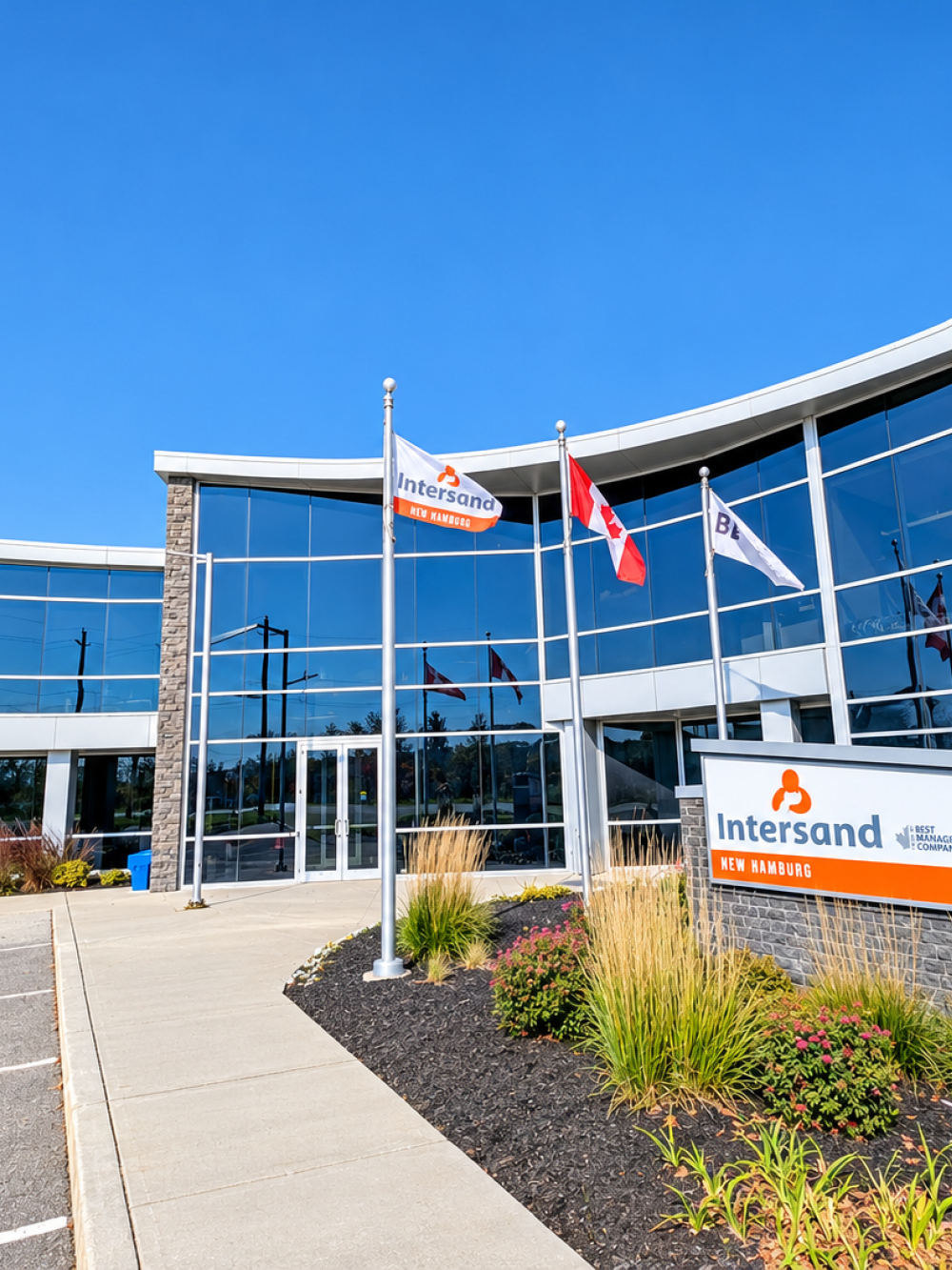 Nouvelle usine de l'entreprise Intersand en Ontario