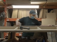 Un employé de Mobican